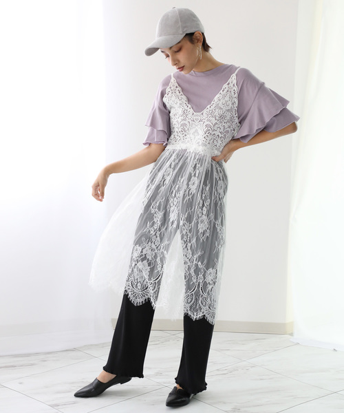 classicalelf(クラシカルエルフ)の「裾メロウ加工のリブパンツ(その他パンツ・レディース・ブラック/ベージュ・MEDIUM/LARGE/X-LARGE/XX-LARGE)」の14枚目の写真