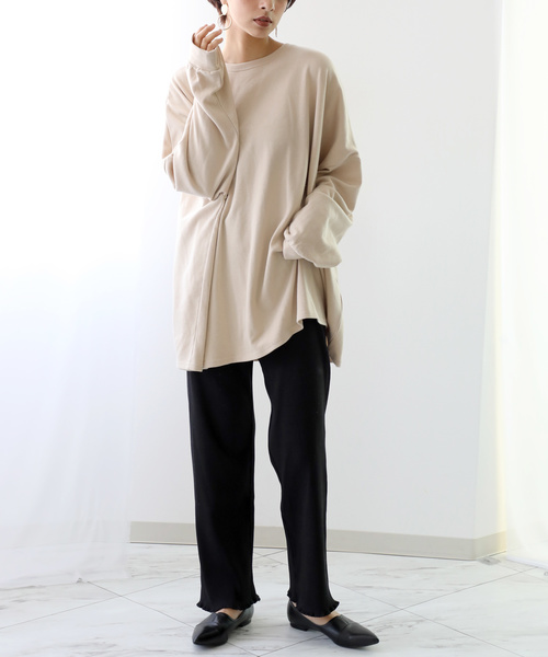 classicalelf(クラシカルエルフ)の「裾メロウ加工のリブパンツ(その他パンツ・レディース・ブラック/ベージュ・MEDIUM/LARGE/X-LARGE/XX-LARGE)」の16枚目の写真