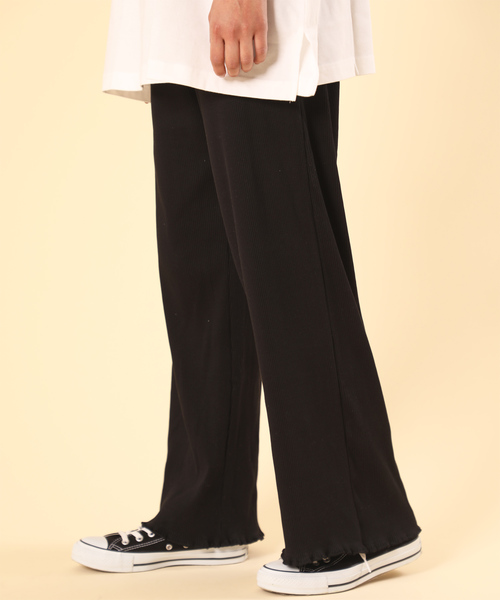 classicalelf(クラシカルエルフ)の「裾メロウ加工のリブパンツ(その他パンツ・レディース・ブラック/ベージュ・MEDIUM/LARGE/X-LARGE/XX-LARGE)」の17枚目の写真