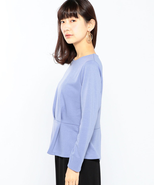 A/C DESIGN BY ALPHA CUBIC(エーシーデザインバイアルファキュービック)の「ラメポンチタックプルオーバー(Tシャツ/カットソー・レディース・ライトグレー/ブラック/サックスブルー・M size/L size)」の10枚目の写真
