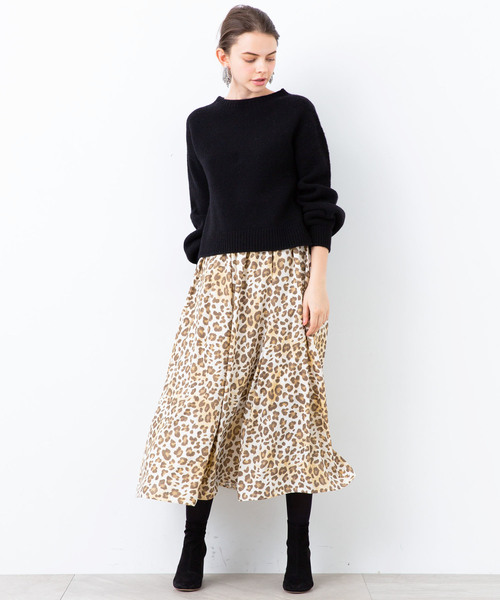 STUDIOUS（ステュディオス）の「【STUDIOUS】カシミヤ混 ボリュームスリーブニット（ニット/セーター・レディース・ホワイト/ブラック/ベージュ・FREE）」の7枚目の写真