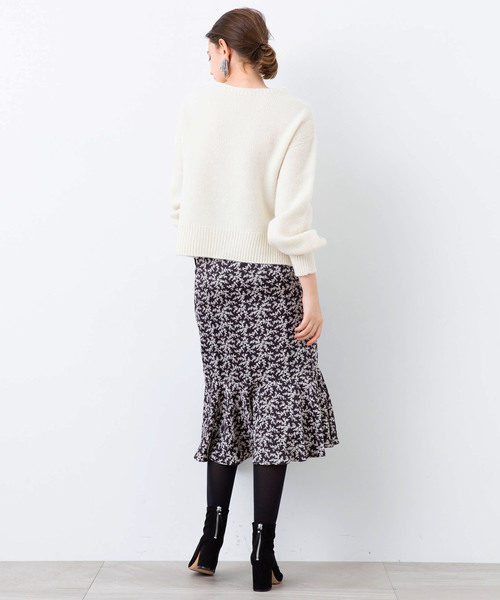 STUDIOUS（ステュディオス）の「【STUDIOUS】カシミヤ混 ボリュームスリーブニット（ニット/セーター・レディース・ホワイト/ブラック/ベージュ・FREE）」の15枚目の写真