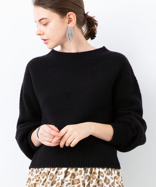 STUDIOUS（ステュディオス）の「【STUDIOUS】カシミヤ混 ボリュームスリーブニット（ニット/セーター・レディース・ホワイト/ブラック/ベージュ・FREE）」の22枚目の写真