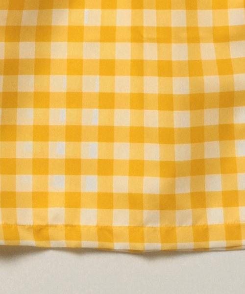 こども ビームス（コドモビームス）の「こども ビームス / ギンガム スモック (80～100cm)（マグ/哺乳瓶/お食事グッズ・キッズ・パープル/ブルー/イエロー/ピンク・ONE SIZE）」の16枚目の写真