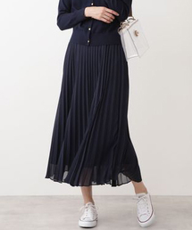 NATURAL BEAUTY BASIC | シフォンプリーツスカート(スカート)
