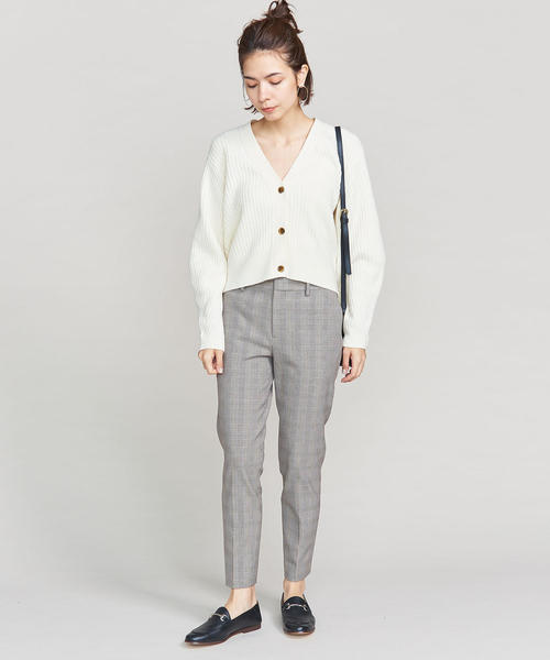 BEAUTY&YOUTH UNITED ARROWS（ビューティーアンドユースユナイテッドアローズ）の「BY 裏起毛9分丈トラウザーパンツ 2 ◆（その他パンツ・レディース・ブラック/その他1・LARGE/SMALL/MEDIUM）」の5枚目の写真