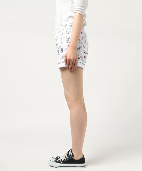 le coq sportif（ルコックスポルティフ）の「「ルコックスポルティフ×マギー」 ジャージショートパンツ QMWNJG01MA（その他パンツ・レディース・ブラウン/ホワイト・L/M）」の3枚目の写真