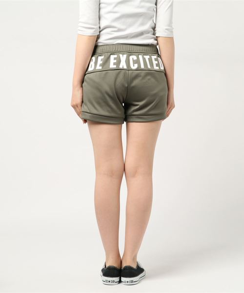 le coq sportif（ルコックスポルティフ）の「「ルコックスポルティフ×マギー」 ジャージショートパンツ QMWNJG01MA（その他パンツ・レディース・ブラウン/ホワイト・L/M）」の5枚目の写真