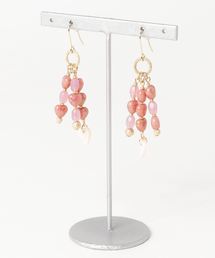 【tschuss(チュース)】「乙女チックシャンデリア」チェコビーズのピアス