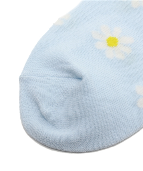 WEGO（ウィゴー）の「WEGO/フラワーソックス（ソックス/靴下・レディース・サックスブルー・FREE）」の3枚目の写真