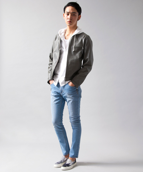 BEAUTY&YOUTH UNITED ARROWS（ビューティーアンドユースユナイテッドアローズ）の「BY ∴ ゴート シングル ライダース◆（ライダースジャケット・メンズ・ブラック/グレー/ブラウン・MEDIUM/LARGE/SMALL/X-LARGE）」の11枚目の写真