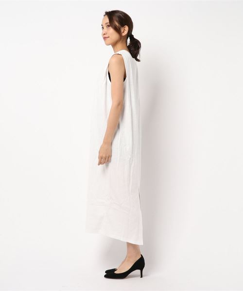 DouDou（ドゥドゥ）の「スラブサーマルワンピース（ワンピース・レディース・ブラック/ブラウン/オフホワイト・FREE）」の5枚目の写真