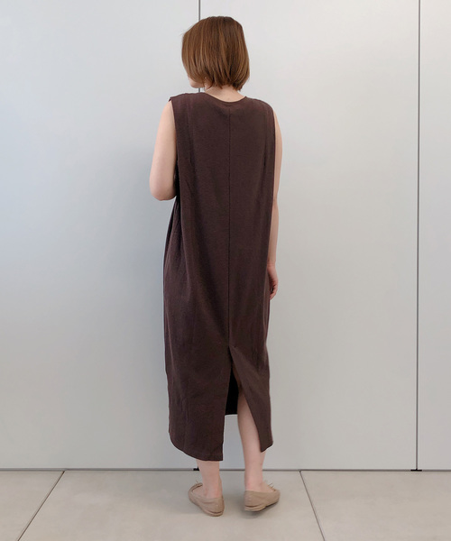 DouDou（ドゥドゥ）の「スラブサーマルワンピース（ワンピース・レディース・ブラック/ブラウン/オフホワイト・FREE）」の20枚目の写真