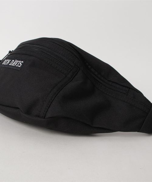 BEN DAVIS(ベンデイビス)の「WEGO/BEN DAVIS BOXLOGO WAIST BAG(ボディバッグ/ウエストポーチ・メンズ・ブラック/レッド/ピンク・FREE)」の5枚目の写真