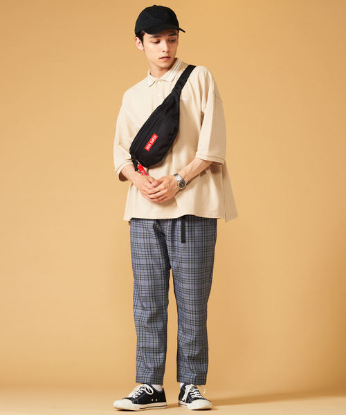 BEN DAVIS(ベンデイビス)の「WEGO/BEN DAVIS BOXLOGO WAIST BAG(ボディバッグ/ウエストポーチ・メンズ・ブラック/レッド/ピンク・FREE)」の13枚目の写真