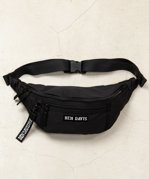 BEN DAVIS(ベンデイビス)の「WEGO/BEN DAVIS BOXLOGO WAIST BAG(ボディバッグ/ウエストポーチ・メンズ・ブラック/レッド/ピンク・FREE)」の14枚目の写真