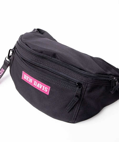 BEN DAVIS(ベンデイビス)の「WEGO/BEN DAVIS BOXLOGO WAIST BAG(ボディバッグ/ウエストポーチ・メンズ・ブラック/レッド/ピンク・FREE)」の20枚目の写真