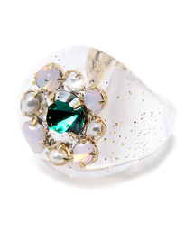bpr BEAMS Women's | Jewel Casket / ビジュー アクリル リング(リング)