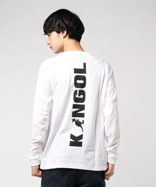 KANGOL（カンゴール）の「【KANGOL/カンゴール】プリントロングスリーブTシャツ（Tシャツ/カットソー・メンズ・ホワイト/ブラック/ホワイト系その他/ブラック系その他/ホワイト系その他2/ブラック系その他2/ホワイト系その他3/ブラック系その他3/グレー・MEDIUM/LARGE/X-LARGE/SMALL）」の12枚目の写真