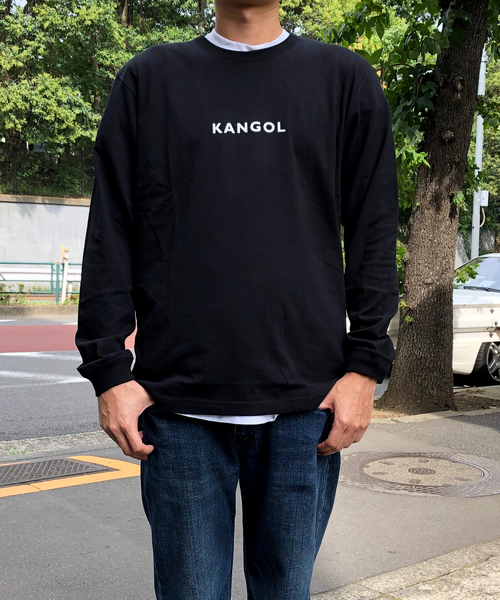KANGOL（カンゴール）の「【KANGOL/カンゴール】プリントロングスリーブTシャツ（Tシャツ/カットソー・メンズ・ホワイト/ブラック/ホワイト系その他/ブラック系その他/ホワイト系その他2/ブラック系その他2/ホワイト系その他3/ブラック系その他3/グレー・MEDIUM/LARGE/X-LARGE/SMALL）」の7枚目の写真
