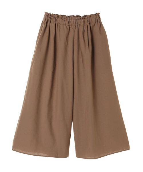 earth music&ecology（アースミュージックアンドエコロジー）の「アキイロカラータックギャザースカーチョ（その他パンツ・レディース・ブラック/ブラウン/レッド/グリーン/マスタード/モカ・FREE）」の12枚目の写真