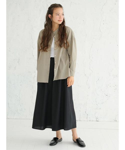 earth music&ecology（アースミュージックアンドエコロジー）の「アキイロカラータックギャザースカーチョ（その他パンツ・レディース・ブラック/ブラウン/レッド/グリーン/マスタード/モカ・FREE）」の21枚目の写真