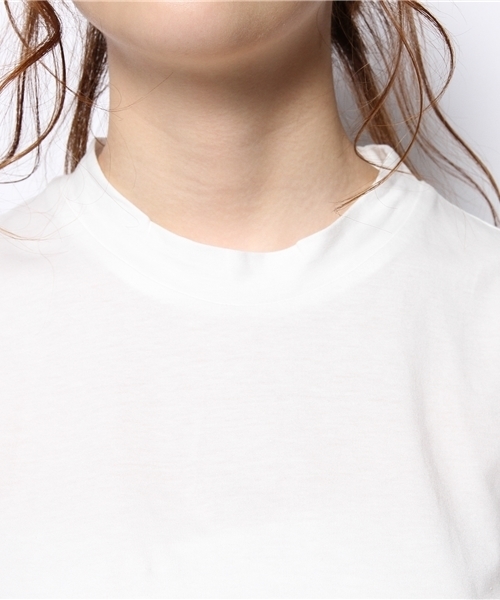 mystic(ミスティック)の「ハイネック袖フリルティー(Tシャツ/カットソー・レディース・オフホワイト/ベージュ/グレー/ブラック・フリ-)」の9枚目の写真