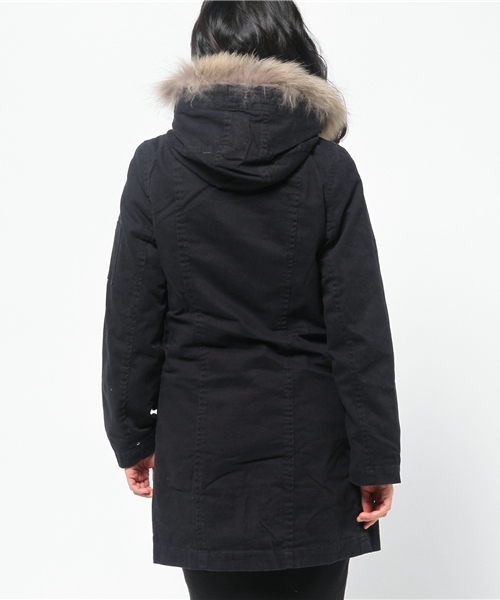 Heather(ヘザー)の「ボアライナーツキモッズコート 547372(モッズコート・レディース・カーキ/ネイビー・SMALL/MEDIUM)」の7枚目の写真