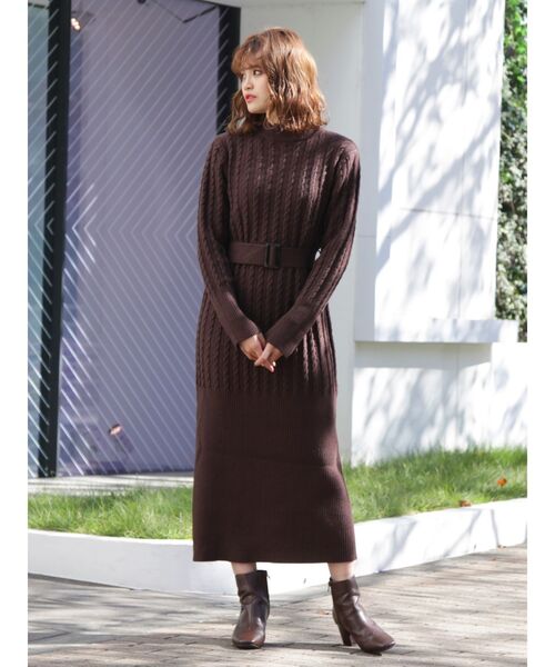 dazzlin（ダズリン）の「ケーブルマキシワンピース（ワンピース）」 - WEAR
