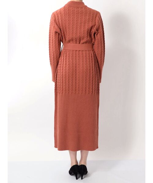 dazzlin（ダズリン）の「ケーブルマキシワンピース（ワンピース・レディース・アイボリー/ピンク/オレンジ/ブラウン・FREE）」の20枚目の写真