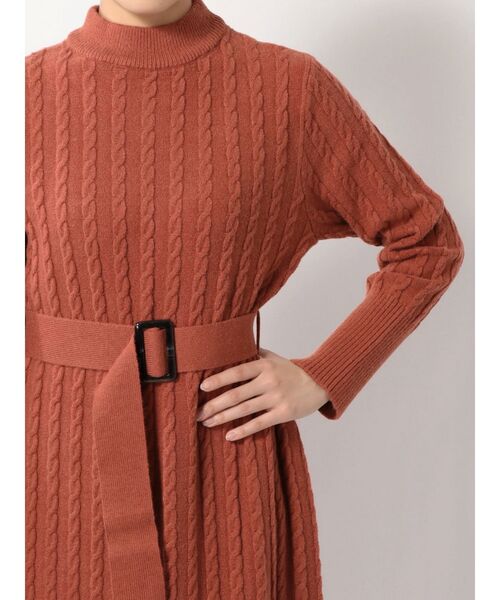 dazzlin（ダズリン）の「ケーブルマキシワンピース（ワンピース・レディース・アイボリー/ピンク/オレンジ/ブラウン・FREE）」の18枚目の写真