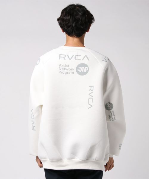 RVCA（ルーカ）の「RVCA/ルーカ AJ042-005 ボンディングスウェット（スウェット・メンズ・ブラウン/ブラック/ホワイト・S/M/L）」の4枚目の写真