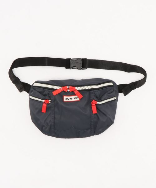 HUNTER（ハンター）の「ORIGINAL NYLON BUMBAG（ボディバッグ/ウエストポーチ・レディース・ブルー/ピンク/グレー/ブラック/グリーン/レッド・FREE）」の5枚目の写真