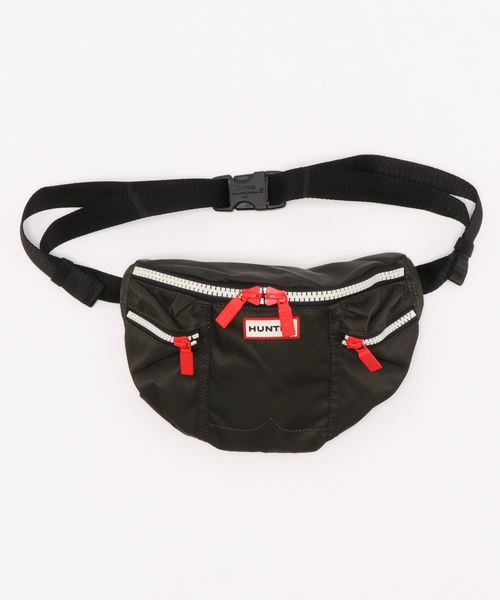 HUNTER（ハンター）の「ORIGINAL NYLON BUMBAG（ボディバッグ/ウエストポーチ・レディース・ブルー/ピンク/グレー/ブラック/グリーン/レッド・FREE）」の4枚目の写真