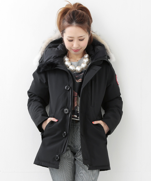 Ray BEAMS(レイビームス)の「CANADA GOOSE / "Jasper"(ダウンジャケット/コート・レディース・ブラック/ブラウン系その他/ネイビー・X-SMALL/XX-SMALL)」の8枚目の写真