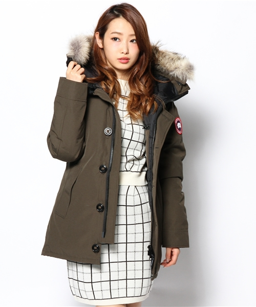 Ray BEAMS(レイビームス)の「CANADA GOOSE / "Jasper"(ダウンジャケット/コート・レディース・ブラック/ブラウン系その他/ネイビー・X-SMALL/XX-SMALL)」の2枚目の写真