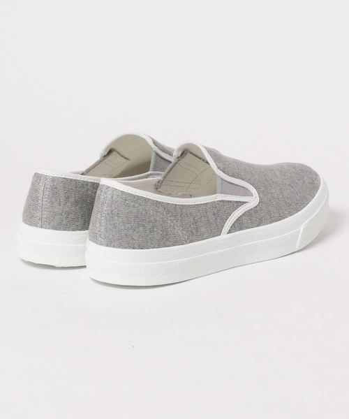 ASAHI SHOES（アサヒシューズ）の「アサヒ スリッポン スニーカー(アサヒ501)（スニーカー・レディース・グレー/ネイビー/ホワイト/ブラック・26.5cm/25.5cm/24.5cm/27.0cm/24.0cm/22.5cm/28.5cm/23.0cm/25.0cm/27.5cm/23.5cm/26.0cm/22.0cm/21.0cm/21.5cm/30.0cm）」の5枚目の写真
