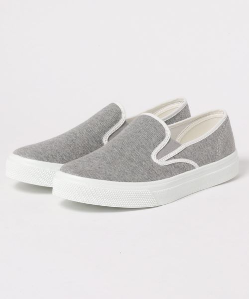 ASAHI SHOES（アサヒシューズ）の「アサヒ スリッポン スニーカー(アサヒ501)（スニーカー・レディース・グレー/ネイビー/ホワイト/ブラック・26.5cm/25.5cm/24.5cm/27.0cm/24.0cm/22.5cm/28.5cm/23.0cm/25.0cm/27.5cm/23.5cm/26.0cm/22.0cm/21.0cm/21.5cm/30.0cm）」の7枚目の写真