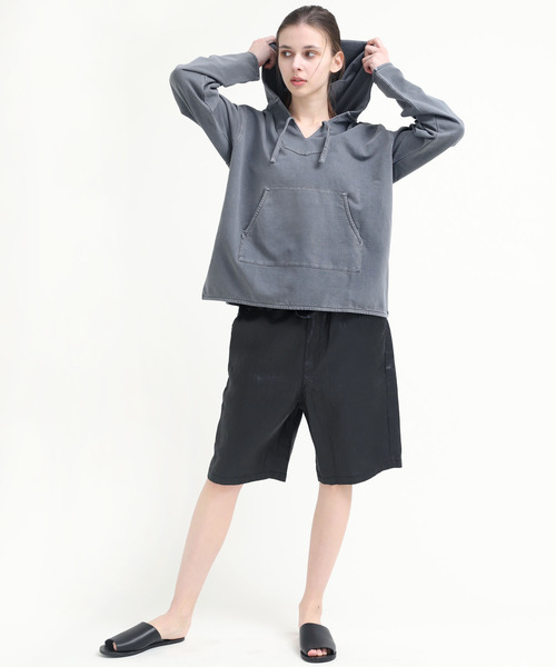 RNA-N（アールエヌエーエヌ）の「M1374 顔料染めインレイメキシカンパーカー（パーカー・レディース・パープル/スミクロ/キナリ・MEDIUM）」の13枚目の写真