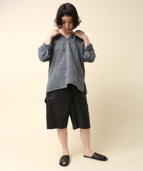 RNA-N（アールエヌエーエヌ）の「M1374 顔料染めインレイメキシカンパーカー（パーカー・レディース・パープル/スミクロ/キナリ・MEDIUM）」の16枚目の写真