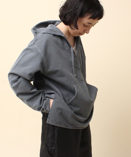 RNA-N（アールエヌエーエヌ）の「M1374 顔料染めインレイメキシカンパーカー（パーカー・レディース・パープル/スミクロ/キナリ・MEDIUM）」の18枚目の写真