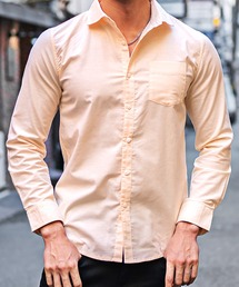 【JOKER】ホリゾンタルカラー オックスフォード シャツ メンズ 春服 春物 白シャツ ホワイト ブラック