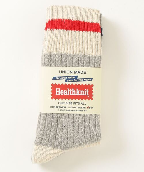 Healthknit（ヘルスニット）の「【Healthknit】2セットクルーソックス 長丈靴下 2PACK SOCKS（ソックス/靴下・メンズ・グレー/オフホワイト/その他/その他2/その他1/マルチ/その他5/その他6/その他4/その他3/その他7/その他8/その他9/その他10/その他12/その他11/その他13/その他14・FREE/S）」の5枚目の写真