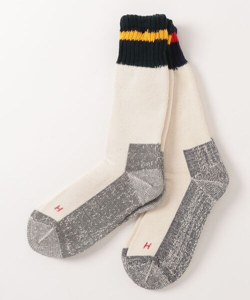 Healthknit（ヘルスニット）の「【Healthknit】2セットクルーソックス 長丈靴下 2PACK SOCKS（ソックス/靴下・メンズ・グレー/オフホワイト/その他/その他2/その他1/マルチ/その他5/その他6/その他4/その他3/その他7/その他8/その他9/その他10/その他12/その他11/その他13/その他14・FREE/S）」の7枚目の写真