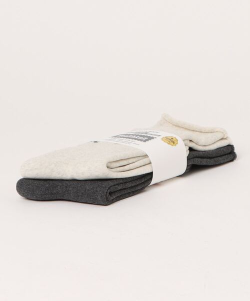 セール】【Healthknit】2セットクルーソックス 長丈靴下 2PACK