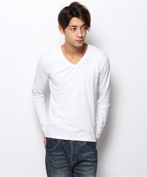 URBAN RESEARCH | UR スーピマVネックロングTシャツ(Tシャツ/カットソー)