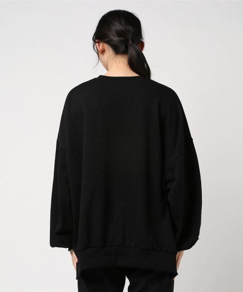 DING(ディング)の「DING/無地カラービッグシルエットスウェット(スウェット・レディース・イエロー/ブラック/ブルー・FREE)」の7枚目の写真