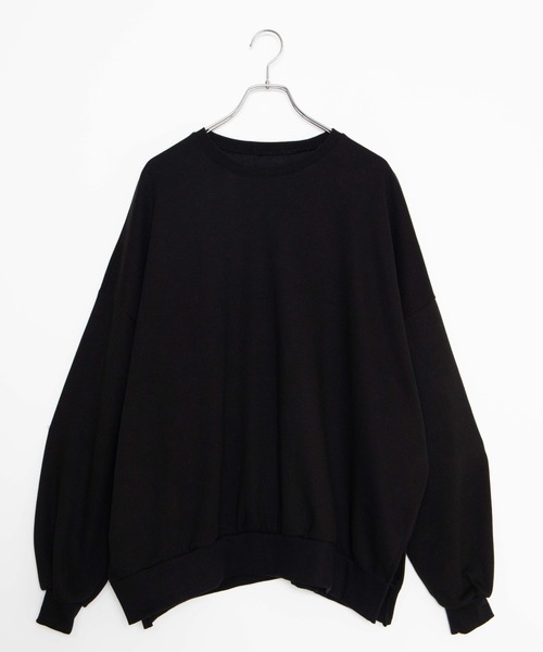 DING(ディング)の「DING/無地カラービッグシルエットスウェット(スウェット・レディース・イエロー/ブラック/ブルー・FREE)」の6枚目の写真