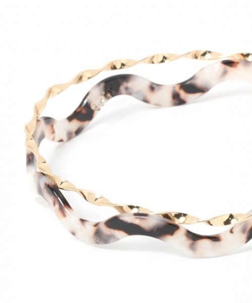 GLOBAL WORK（グローバルワーク）の「2Pセットカチューシャ/892055（カチューシャ・レディース・グリーン/ホワイト系その他2/パープル系その他2/ライトグレー/ダークブラウン/ラベンダー・FREE）」の4枚目の写真