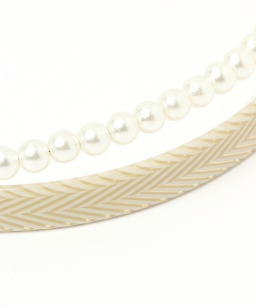 GLOBAL WORK（グローバルワーク）の「2Pセットカチューシャ/892055（カチューシャ・レディース・グリーン/ホワイト系その他2/パープル系その他2/ライトグレー/ダークブラウン/ラベンダー・FREE）」の10枚目の写真